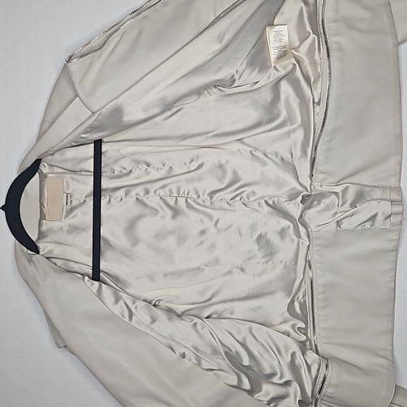 BLANKNYC Cream Faux Leather Jacket Women's Size XL - Picture 14 of 16